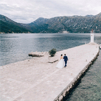 海が見える式場で2人だけの挙式